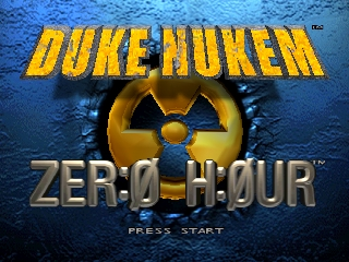 Duke Nukem - Zero Hour (Europe) Title Screen